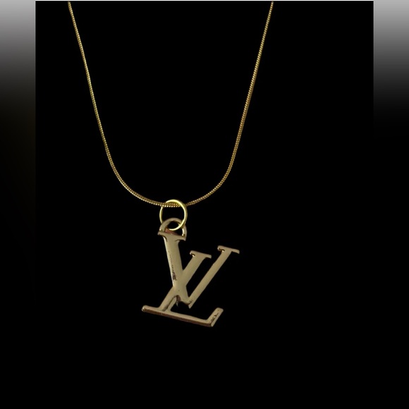 Louis Vuitton Jewelry - Repurposed Vintage Louis Vuitton LV Pendant